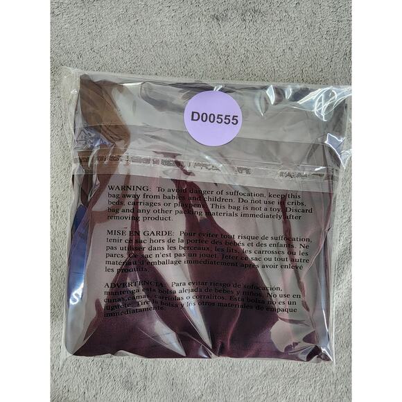 Dockers Flat Front Mid Rise Trouser Pants Size 30 Burgundy Purple Stretch Office - Picture 10 of 10